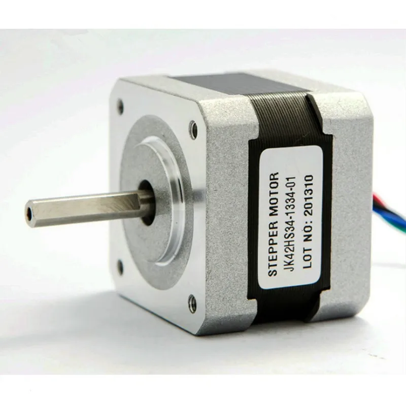 

1.8 degree Nema17 Stepper Motor 42HS34-1334-01 single shaft 0.22NM 1.33A 34mm CNC Engraving