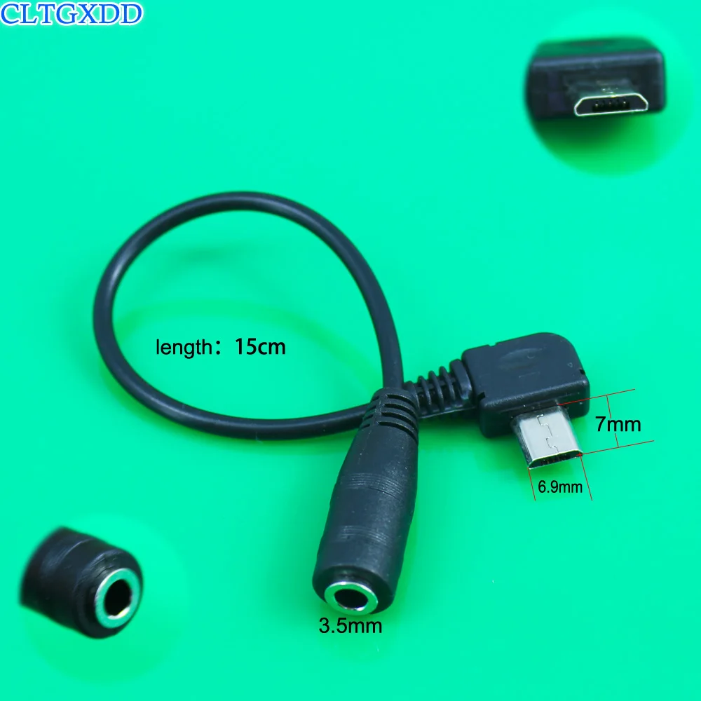 Кабель адаптер cltgxdd с разъемом Micro USB для штекера 3 5 мм|Соединители| |