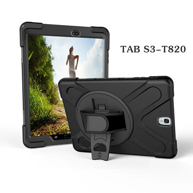 Сверхмощный силиконовый Жесткий чехол для Samsung Galaxy Tab S3 9. 0 T820 T825 T829 планшета + ПК с