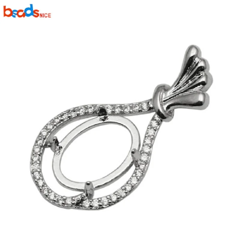 Beadsnice Стерлинговое Серебро Подвеска Установка основа Подвески Diy Изготовление ювелирных изделий женские аксессуары ювелирные изделия 34065
