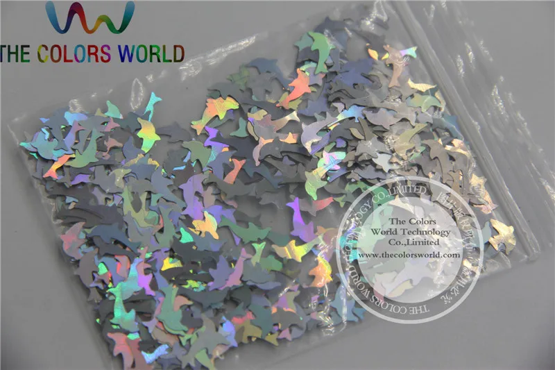 10 мм Размер растворяющий utra тонкий Дельфин в форме рыбы голографический