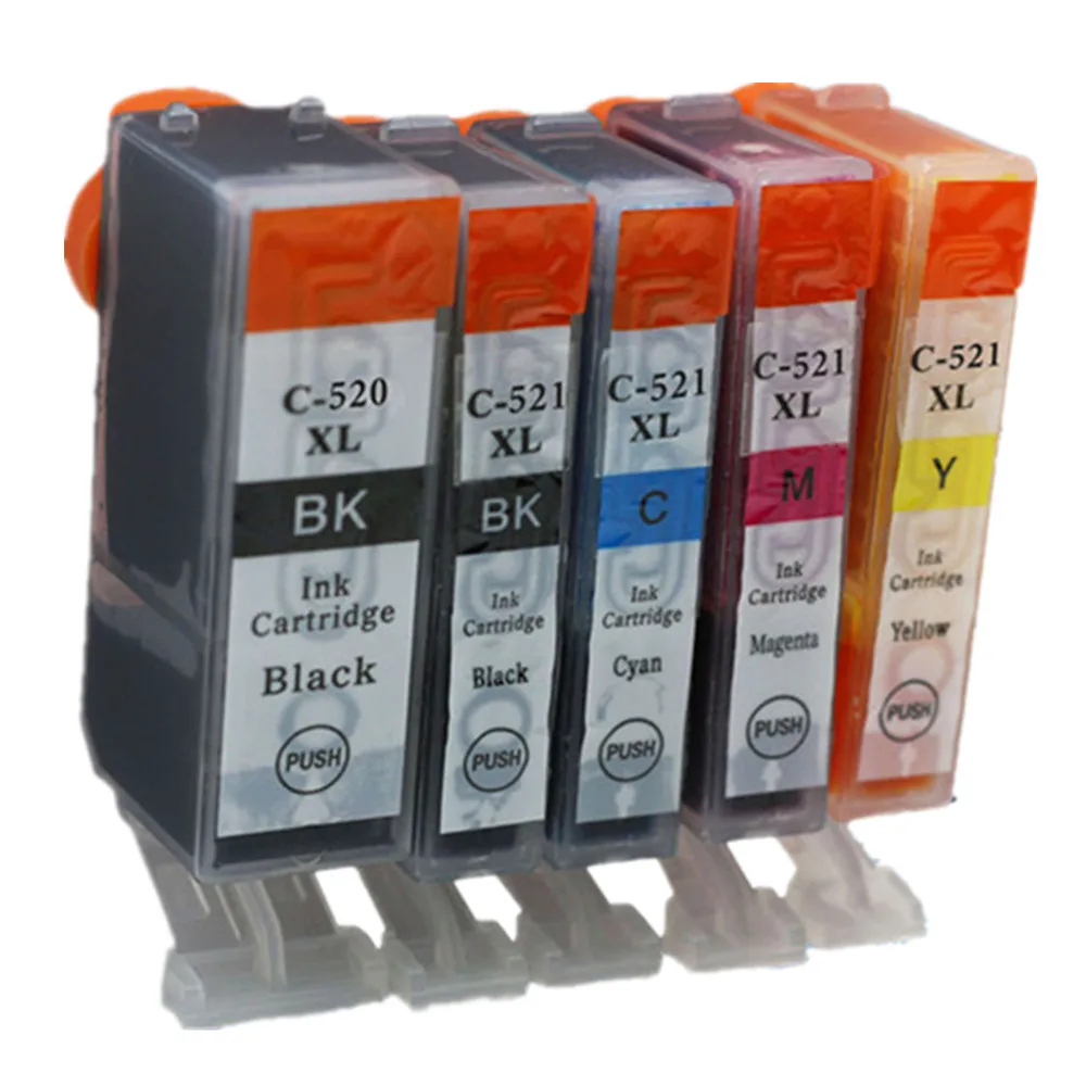 

Запасные чернильные картриджи для Canon Pixma MP620 MP630 MP640, 1 комплект, 5 шт.