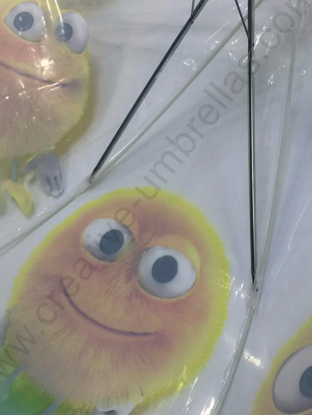 Customized mass cargo Oem Ex-factory 3D digital cartoon printing POE umbrella environmental protecting transparent PVC parasol | Бытовые