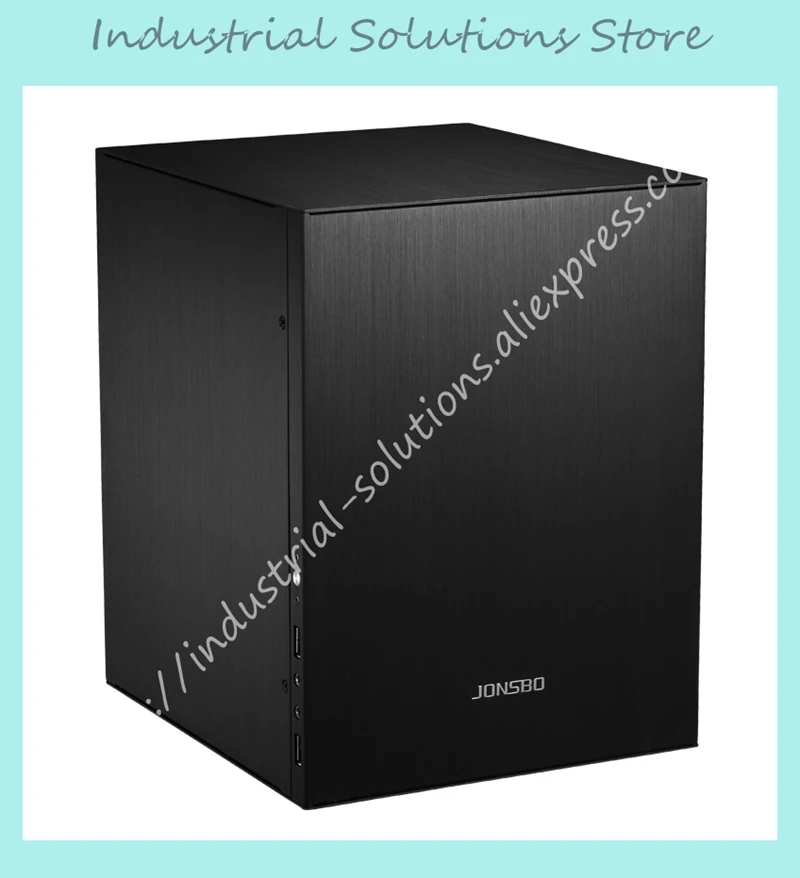

New Case Black C2 Aluminum ITX Chassis Support ITX Motherboard Part MATX Motherboard Computer