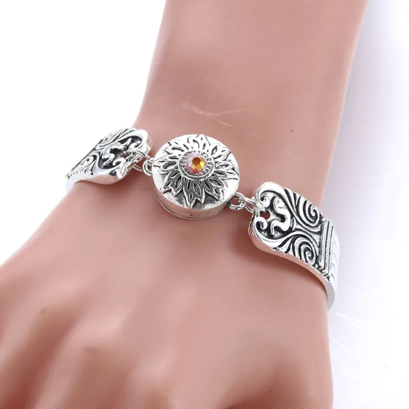 Фото 2018 магнитные богемные часы женские ювелирные изделия Pulseras новейшие винтажные 18 мм металлические застежки браслет 040906 №4
