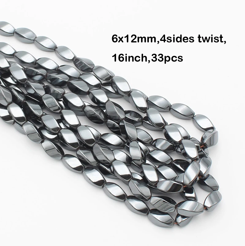 Бусины Из Натурального Гематита 4 16 мм стороны дюймов/98 шт.|beads agate|bead kits for adultsbeaded