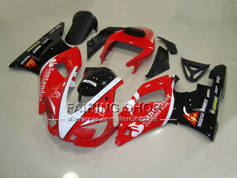 SH8Y красный черный комплект обтекателей для YAMAHA YZF R1 YZF1000 98 99 Sika пользовательский