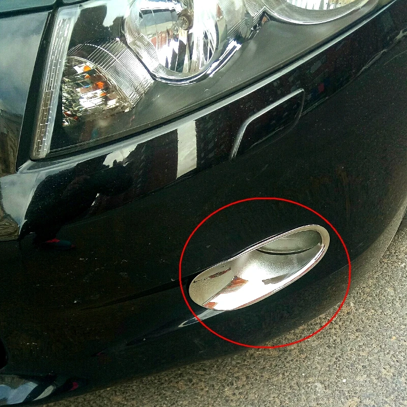 Для Honda Accord 8th 2011 2012 2013 ABS Хром Передняя противотуманная фара Накладка бампера реснички на фары отделка Аксессуары 2 шт./компл