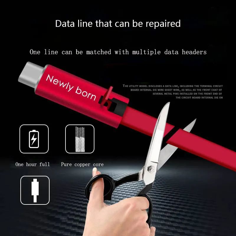 Одиночная головка может отрезать Repairable линия передачи данных мобильный телефон
