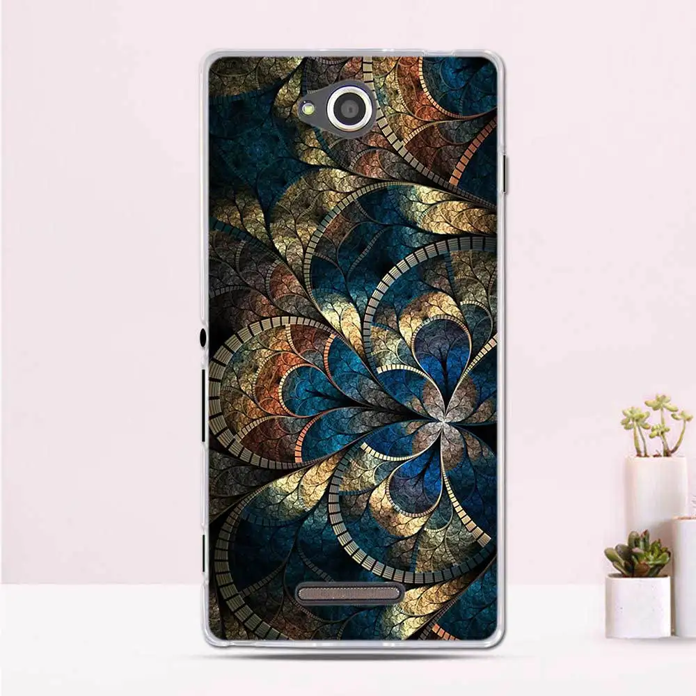 Чехол для телефона sony Xperia C S39H C2305 чехол 5," бампер для sony Xperia C2305 C 2305 чехол Силиконовые мягкие чехлы из ТПУ на заднюю панель - Цвет: 37