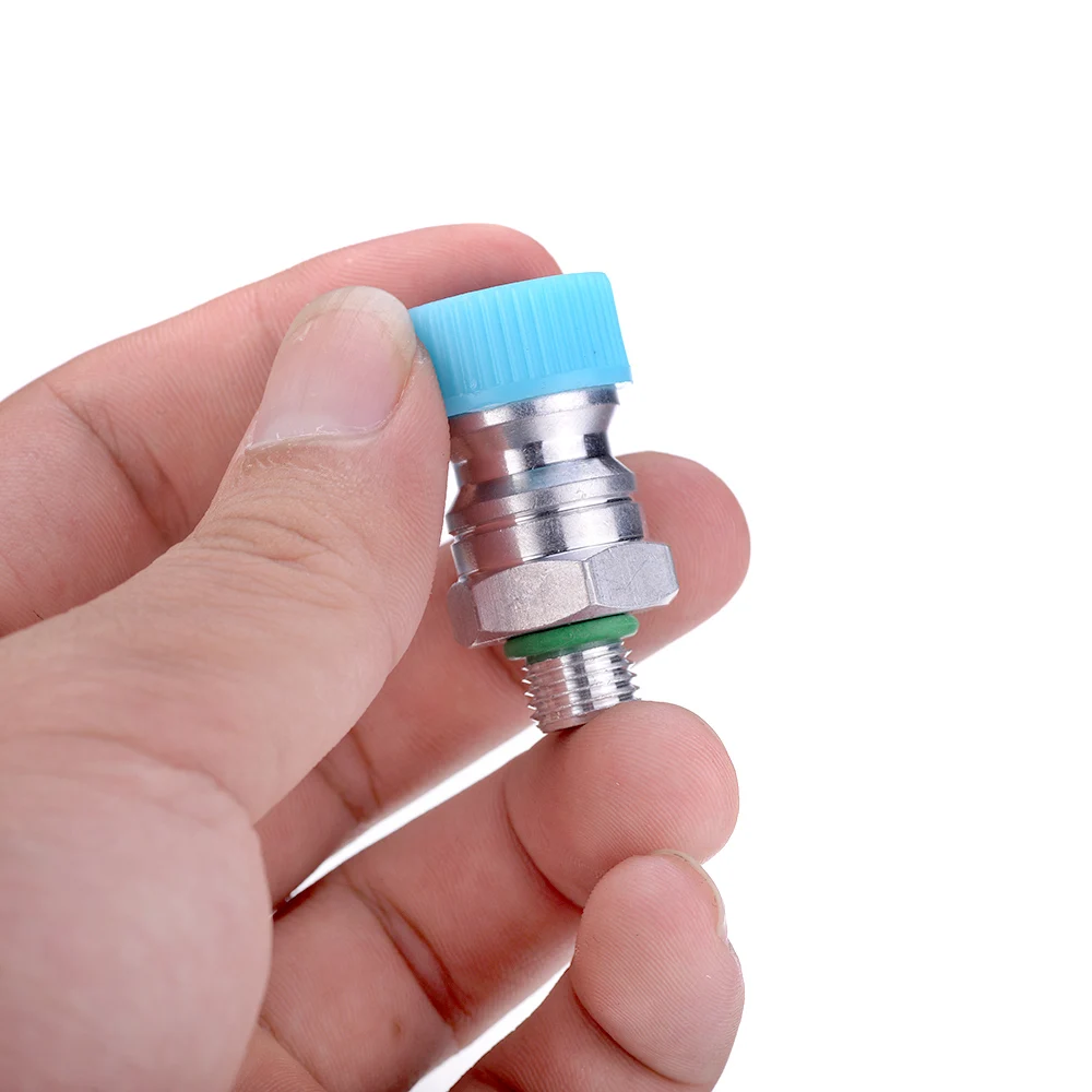 2 шт. мини R134a высокого давления общего зарядного клапана пайки на трубопровод