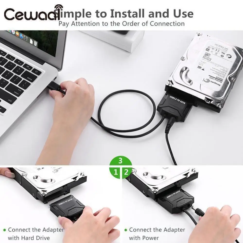 Адаптер для жесткого диска адаптер высокоскоростной SATA III к USB 3 0 внешний