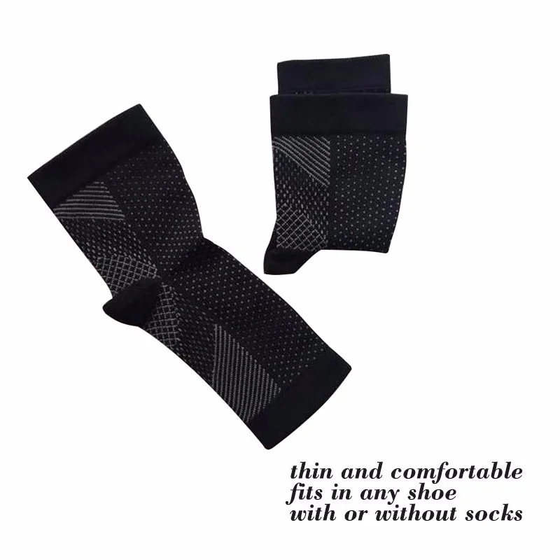 Comfort Foot Anti Fatigue Compression Sleeve Elastic Men's Socks Women Relieve Swell Ankle Socks Calcetines Sokken