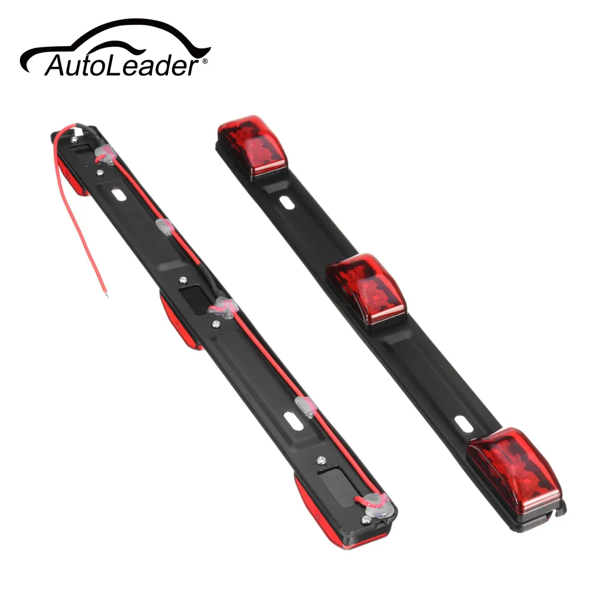 Осветительный прицеп AutoLeader для грузовика Красный светильник диаметром 14 дюймов 3
