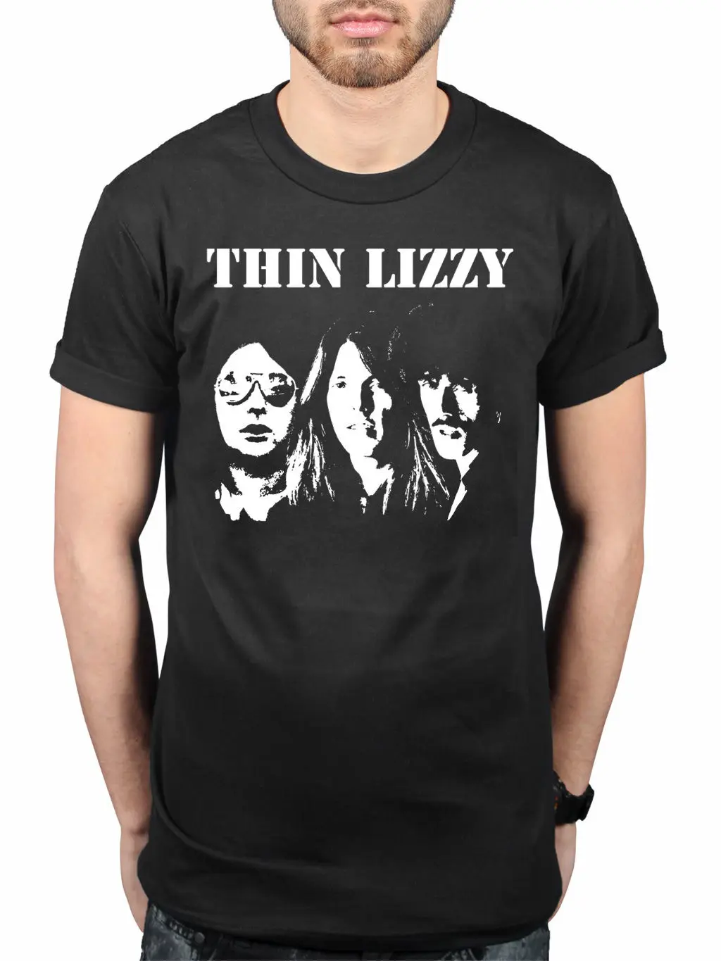 Официальная тонкая новая футболка Lizzy с плохой репутацией рок металлическая