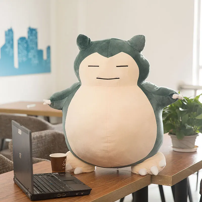 Милый большой Snorlax аниме плюшевые игрушки прекрасный мультфильм японский мягкая