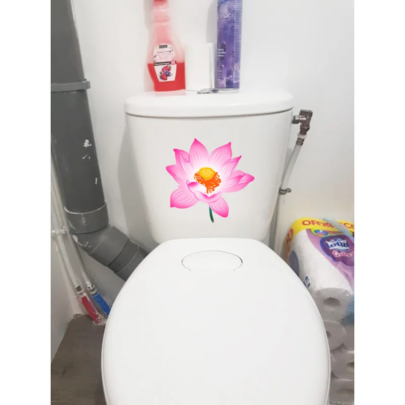 YOJA 23 5*22 8 см мультфильм Лотос Свежий Дом настенные наклейки росписи классический
