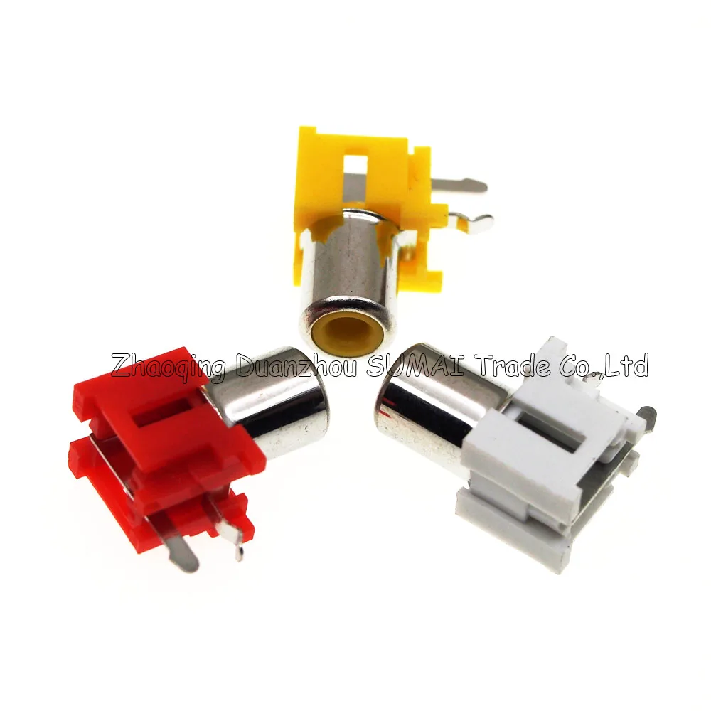 Hot Sale 2Pin AV Jack RCA AC-5 Female Audio Video Socket Connector Red White Yellow | Обустройство дома