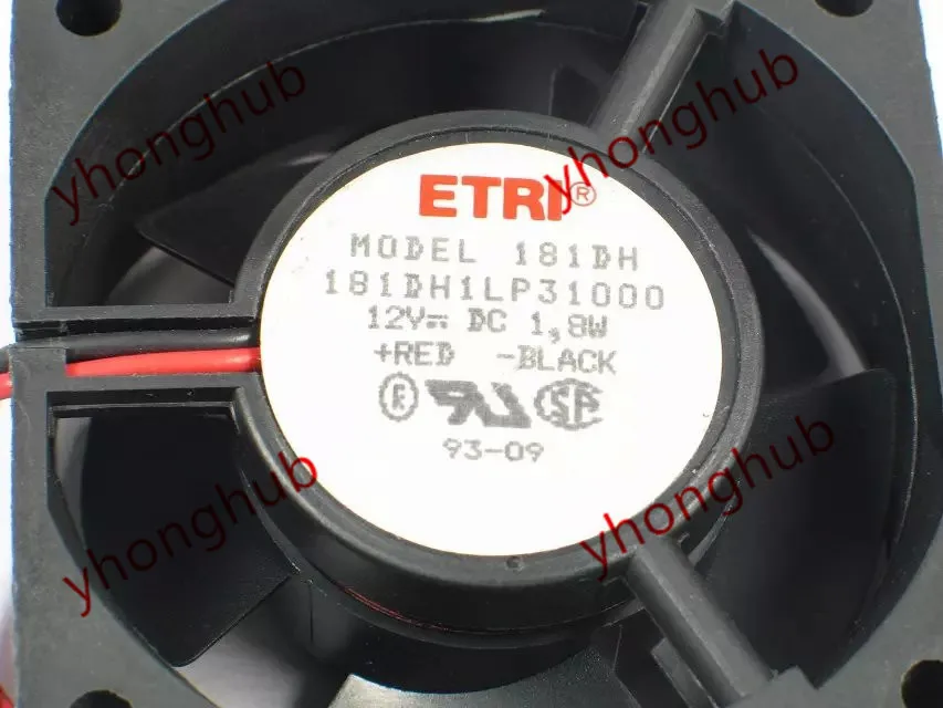 Вентилятор охлаждения сервера ETRI 181DH1LP31000 DC 12 В 1 8 Вт 60x60x25 мм|square fan|server fandc fan 12v |