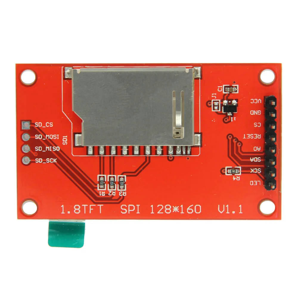 ЖК дисплей TFT 1 8 дюйма ST7735S 128x160 51/AVR/STM32/ARM 8/16 бит|Запасные части| |