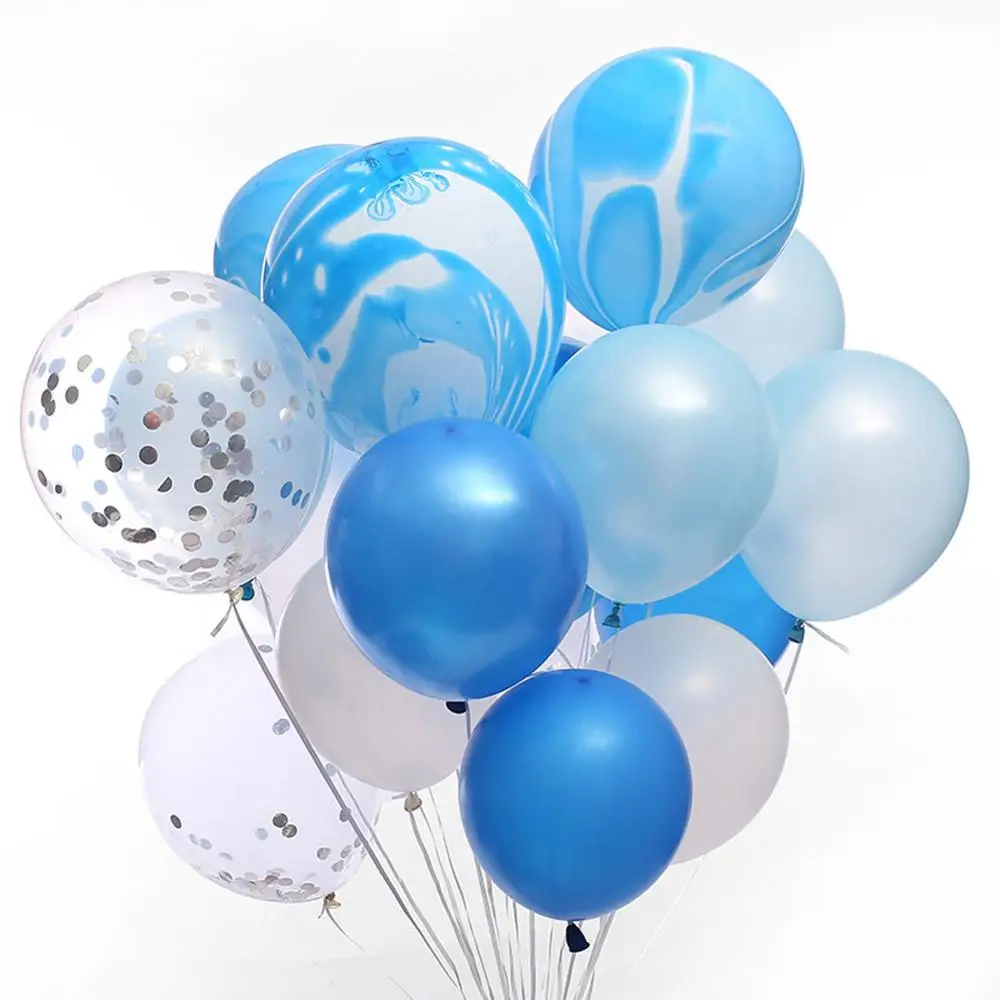 20pcs balloon Детский душ для девочек и мальчиков украшение вечерние одноразовая бумажная посуда скатерть шарики, День подарков будущей матери пол раскрывает вечерние сувениры - Цвет: 20pcs balloon
