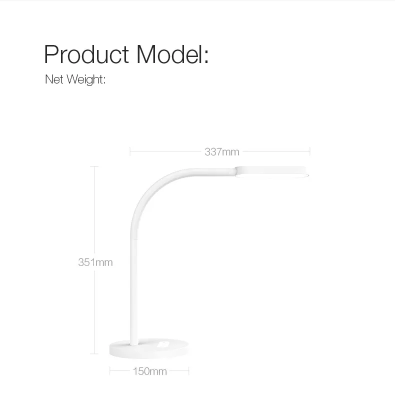 Xiaomi Yee светильник YLTD01YL 3 Вт/YLTD02YL 5 Вт 60 светодиодный сенсорный Диммируемый Настольный светильник умный настольный светильник для дома COD