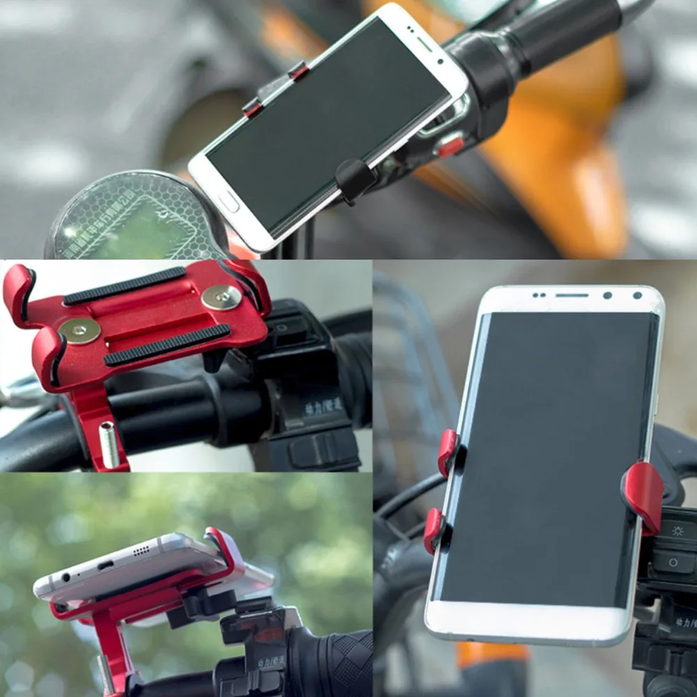 

Motorcycle Bike Motorbike Handlebar Phone Holder GPS Mount For iphone Samsung Motorcycle Electronics Accessories