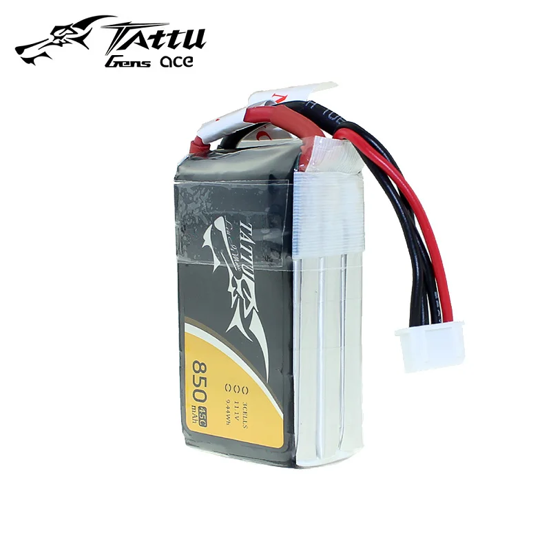 Литий полимерный аккумулятор tattu 3 S 850 мАч 45C 11 1 В XT30 XT60 с разъемом FPV рамка Дрон