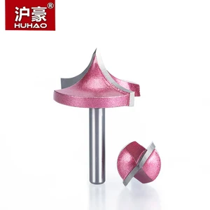 HUHAO 1 шт. 6 мм хвостовик резьба по дереву резак двойной фреза для отделки кромки биты для древесины промышленного класса деревообработки гравировки