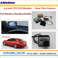 auto cam for mazda3 sedan auto back up reverse camera 4 3 color lcd monitor screen rearview parking system accessories