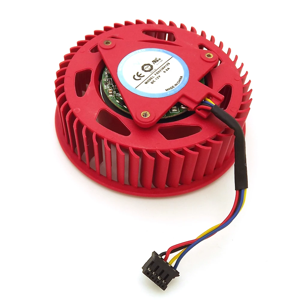 Новый вентилятор NTK FD9238H12S 12 В 0 8a 75 мм для графической карты ATI HD5870 HD5970 охлаждающий