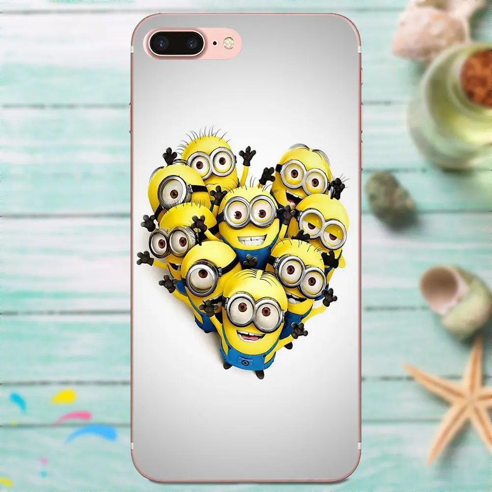 Мягкий защитный чехол из ТПУ для Samsung Galaxy Note 5 8 9 S3 S4 S5 S6 S7 S8 S9 S10 mini Edge Plus Lite Minions Movies |