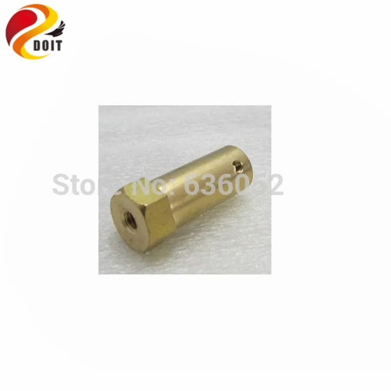DOIT муфта Шестигранная латунь длина соединителя 30 мм Размер отверстия 6 4 вал