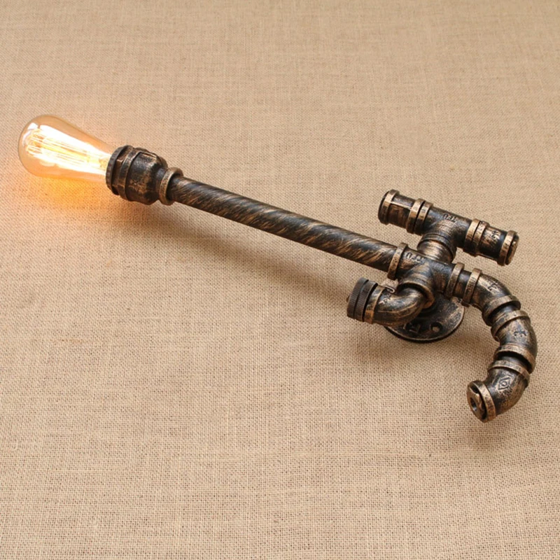 Настенный светильник в стиле пистолета промышленный железный лофт настенный