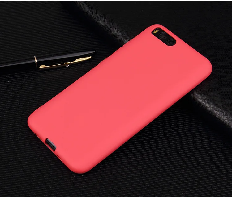 Xindiman силиконовый чехол для Xiaomi 6, мягкий TPU фундамент, матовый однотонный цвет с защитой 6pro.