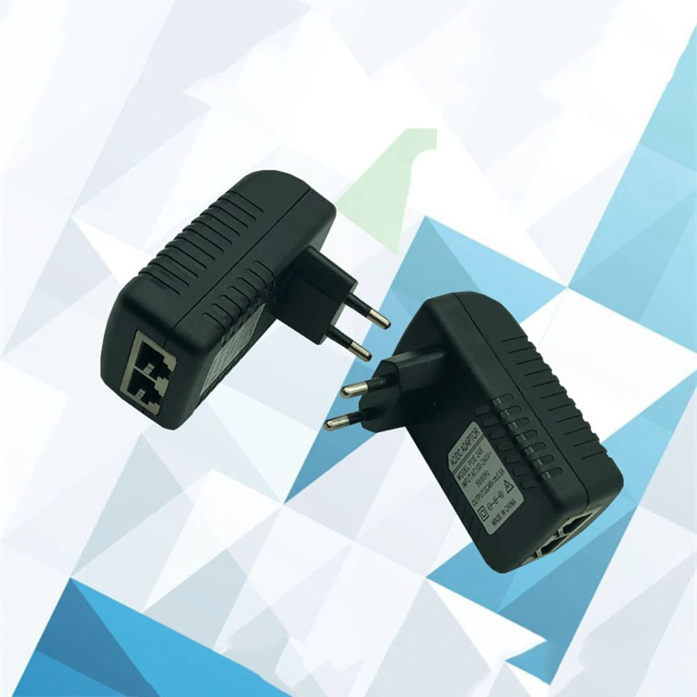 48 В 0.5A POE настенный штекер Poe инжектор Ethernet адаптер конвертер IP телефон/камера питание США ЕС штекер