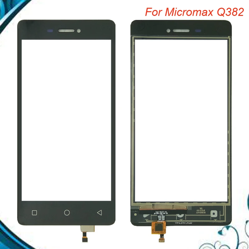 Высокое качество для Micromax Q382 сенсорный экран дигитайзер Сенсорная панель