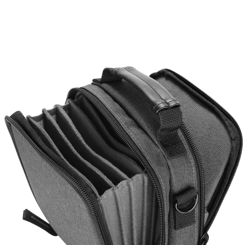 

Neewer Camera Lens Filter Pouch Case with Shoulder Strap, Made of Solid Canvas for 6 Piece 100x100mm or 100x150mm Filters