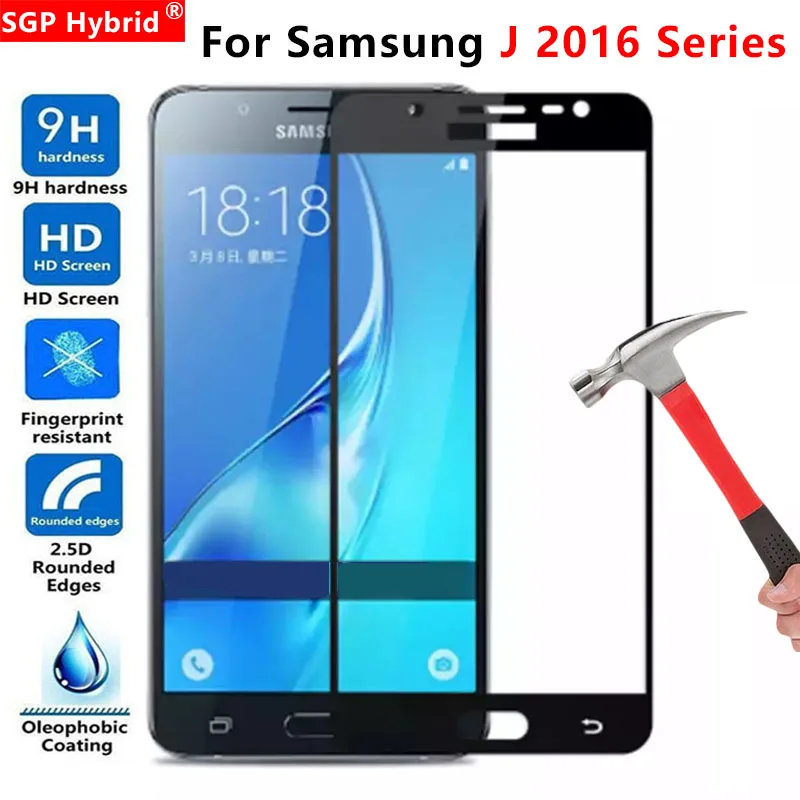 Защитное стекло для Samsung J1 2016 6 J3 J5 J7 J 1 3 5 7 закаленное Защита экрана на Galaxy 1j 3j 5j 7j