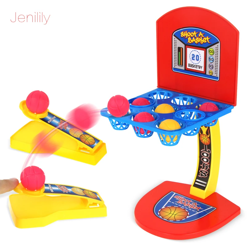 

Jenilily Kids Toys Boys Mini Basketball Hoop Shooting Stand Toy Kids Educational for Children Family Game Toy Sports 2 Player