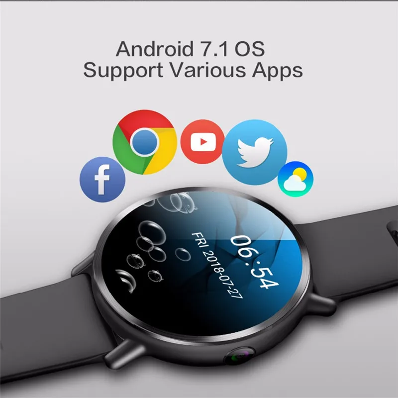 IP67 Водонепроницаемый LEM X Smartwatch Android 7,1 LTE 4G Sim wifi 2,03 дюймов 8MP камера 900 мАч gps Смарт часы с встроенным телефоном KW88 Z28