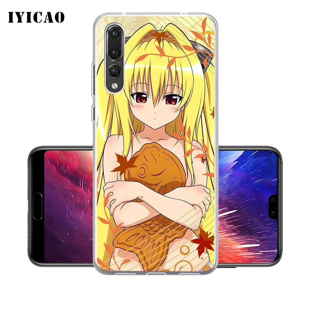 IYICAO To Love Ru мягкий силиконовый чехол для телефона Huawei P30 P20 Pro P10 P9 P8 Lite P Smart из