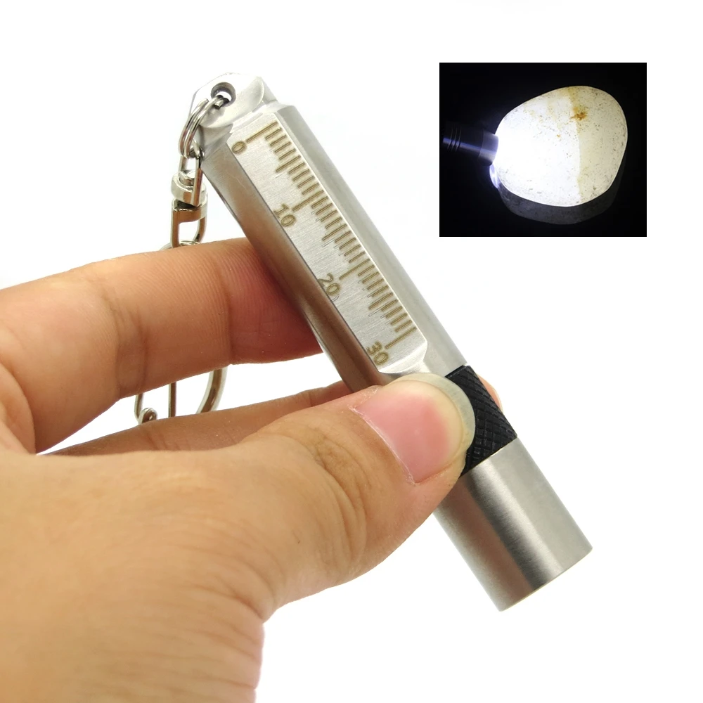 Водонепроницаемый светодиодный УФ фонарик из нержавеющей стали 20 шт./лот|light