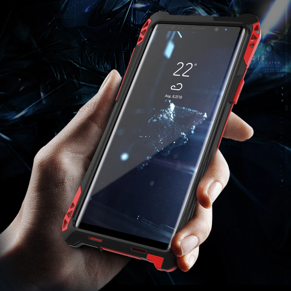 R-JUST AMIRA открытый ударопрочный водонепроницаемый чехол для N9 TPU углеродное