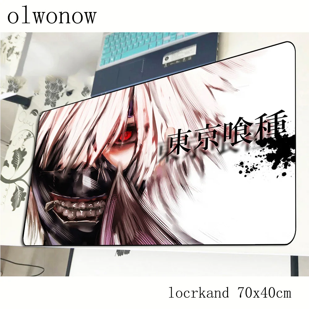 Одежда с надписью Tokyo Ghoul коврик для мыши изображением 700x400x3 мм большой игровой