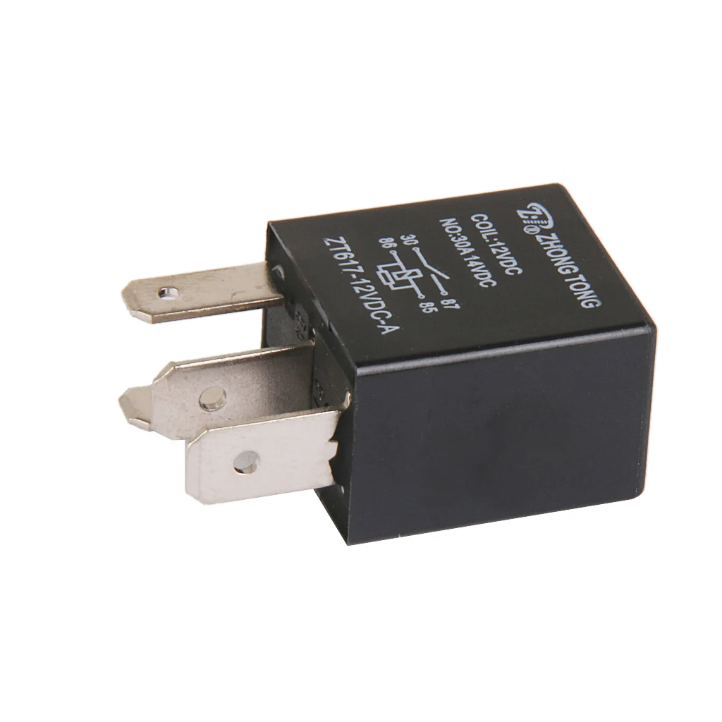 Реле SPST на 12 В 30 А 100% новое и высокое качество для автомобилей грузовиков DC 4 Pin P |