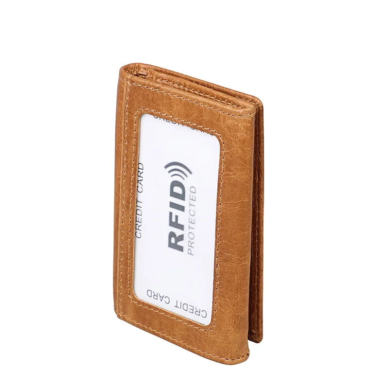 Держатель для Карт Rfid кошелек 2018 Европейский Бизнес Для мужчин карты протектор