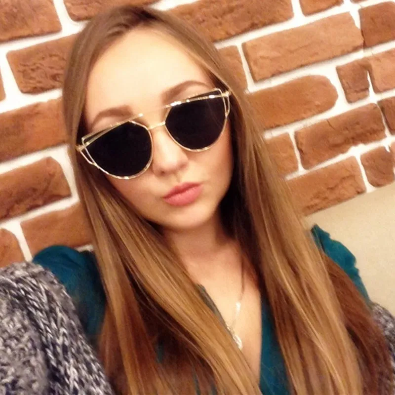 Новинка 2017 солнцезащитные очки кошачий глаз RunBird женские брендовые дизайнерские