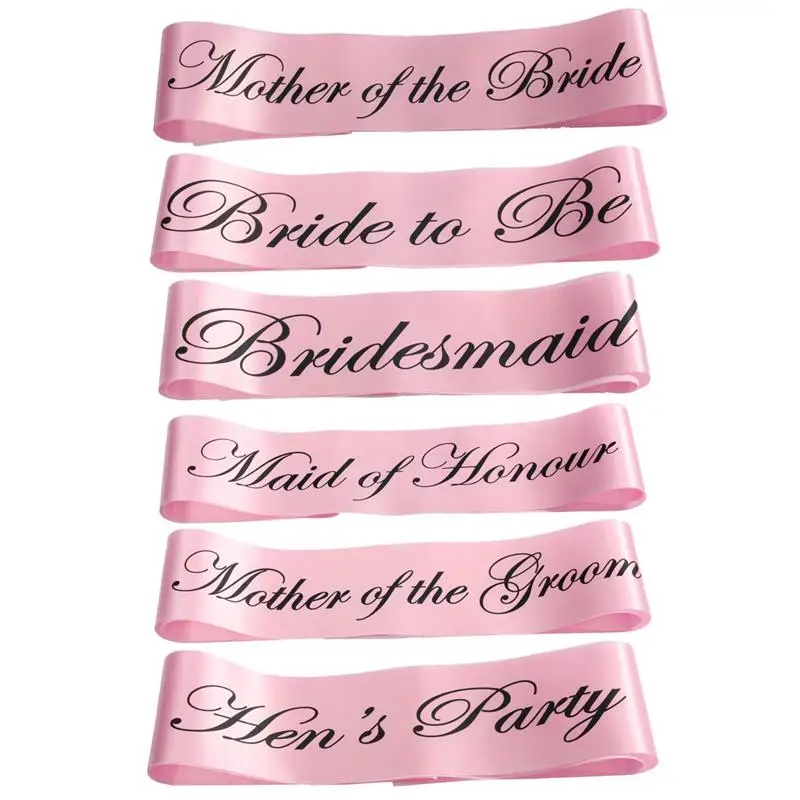 10 шт. розовые повязки для девичника девичника|bride to be|bride be sashbride party |