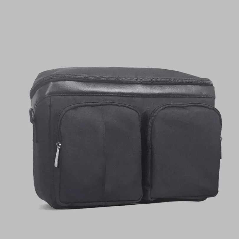blackgg002 Baby Stroller Bag Diaper Bags Nappy Stroller Organizer Mom Travel Hanging Carriage Pram Buggy Cart Bottle Bag Stroller Accessori - Цвет: blackgg002